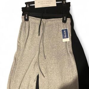 Marshalls Women’s Gray and Black Straight Leg Sweatpants